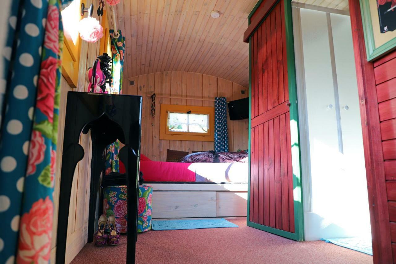 Roulotte La Dominique Bed and Breakfast Romery  Eksteriør billede